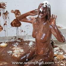 WSMProductions: Mrs. CC is the choc Easter Bunny and enjoys very messy--wsm