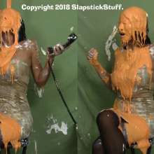SlapstickStuff: Breana's Pantyhose Scene and Yezzica Mess-Off Now Edited!