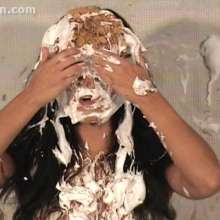 Anglefan.com: Sexy wiping from a gorgeous Hispanic model