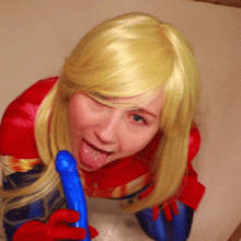Pattycake: Captain Marvel Slimed Pattycake Cosplay