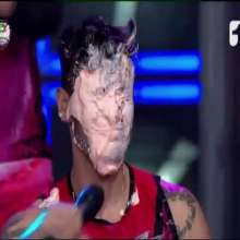 noeldavid: Cobras vs Leones Handsome male model getting pied