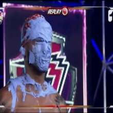 noeldavid: Cobras vs Leones Handsome male model getting pied