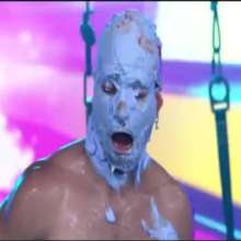 noeldavid: Cobras vs Leones Handsome male model getting pied