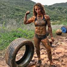 Jkphlyers: Muddy workout girl Demi bagby