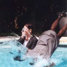 MadelineOasis: Best Friends in Expensive Business Suits, a Garden Hose and a Pool