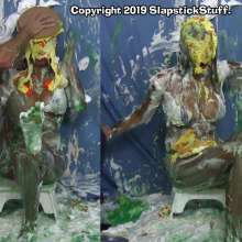 SlapstickStuff: Breana in Blue Bikinis gets Blasted!  SS214 edits now available!