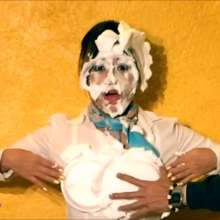 RevSlymsford: Tiswas Girl In: Pie In The Sky!  Air Hostess Gets Messy