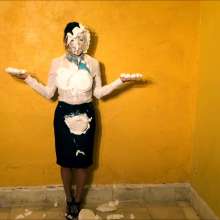 RevSlymsford: Tiswas Girl In: Pie In The Sky!  Air Hostess Gets Messy