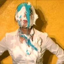 RevSlymsford: Tiswas Girl In: Pie In The Sky!  Air Hostess Gets Messy