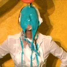 RevSlymsford: Tiswas Girl In: Pie In The Sky!  Air Hostess Gets Messy