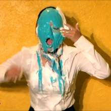 RevSlymsford: Tiswas Girl In: Pie In The Sky!  Air Hostess Gets Messy