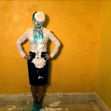 RevSlymsford: Tiswas Girl In: Pie In The Sky!  Air Hostess Gets Messy