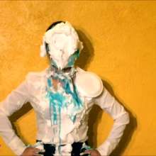 RevSlymsford: Tiswas Girl In: Pie In The Sky!  Air Hostess Gets Messy