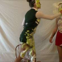RevSlymsford: Messy Cheerleaders:Jayce + Jilly Have a Crazy Pie Fight
