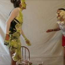 RevSlymsford: Messy Cheerleaders:Jayce + Jilly Have a Crazy Pie Fight