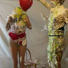 RevSlymsford: Messy Cheerleaders:Jayce + Jilly Have a Crazy Pie Fight