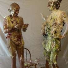 RevSlymsford: Messy Cheerleaders:Jayce + Jilly Have a Crazy Pie Fight