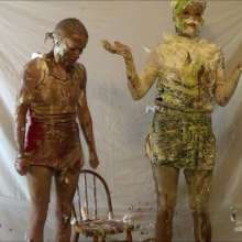 RevSlymsford: Messy Cheerleaders:Jayce + Jilly Have a Crazy Pie Fight