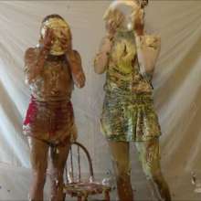 RevSlymsford: Messy Cheerleaders:Jayce + Jilly Have a Crazy Pie Fight