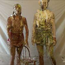RevSlymsford: Messy Cheerleaders:Jayce + Jilly Have a Crazy Pie Fight