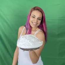 Holy Pie: Camila loves pie!