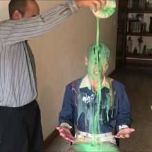 RevSlymsford: Alex Trashes Hot Guy Daniel With Pies, Chocolate, Slime