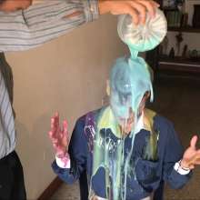 RevSlymsford: Alex Trashes Hot Guy Daniel With Pies, Chocolate, Slime