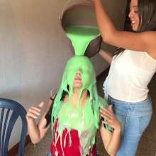 Team18: Ana And Rosy Take The Water And Slime Challenge