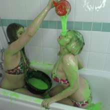 TheGungeZone: Bad Dolly and Miss C's Messy Gunge Bath