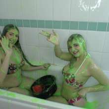 TheGungeZone: Bad Dolly and Miss C's Messy Gunge Bath