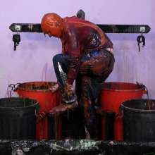LiquidX: Private Custom: Callum On Cross (with pumped clothes/boxer filling)