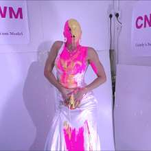 CandyCustard: Cleo Cakebatter Carnage Destroying Wedding Dress