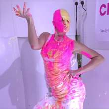 CandyCustard: Cleo Cakebatter Carnage Destroying Wedding Dress