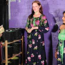 DungeonMasterOne: Dress Cutting Fun: Lucia and Teena have their outfits messed and shredded!