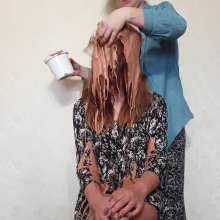 Top Messy Girls: Girl Gets Chocolate Hair