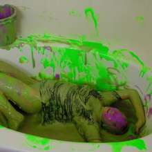 messyhot: Jade Gets Her First Total Gunge Experience