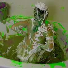 messyhot: Jade Gets Her First Total Gunge Experience
