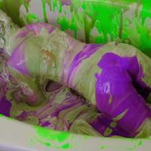 messyhot: Jade Gets Her First Total Gunge Experience