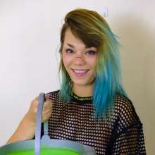 messyhot: Jade Gets Her First Total Gunge Experience