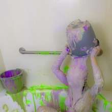 messyhot: Jade Gets Her First Total Gunge Experience
