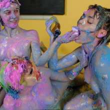 messyhot: Kaydens Jade and UltraHappy Audra Cakesplosion