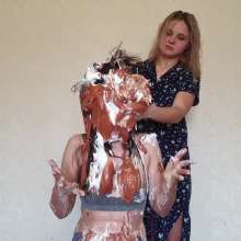 Top Messy Girls: Nancy Gets from Jessie Pie Chocolate Peanut Butter.