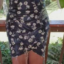 MadelineOasis: Oasis Video--Sexy Blue Print Sun Dress Soaked Outdoors