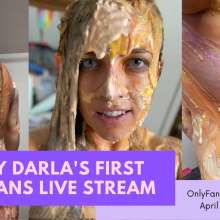 Darla DeVour: Darla's First Messy Slime Live Stream on OnlyFans this Friday