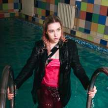 wet.look.me: Girl Wetlooks on the Pool!  April 2020 | Wetlook.biz