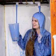 CandyCustard: Photoset: Jezebelle Rainwear and Welly Gunge Fun