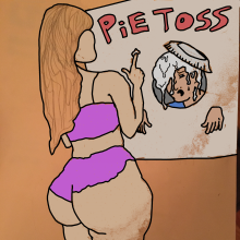 Sloppy_guy: Pie in the face art