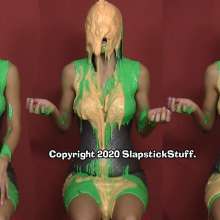 SlapstickStuff: Slime + Skin-Tight Dress: Lucy Returns!