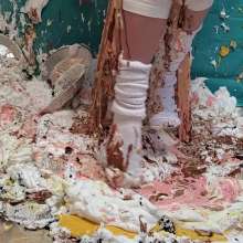 The Man and The Wife: New Scene: The Receptionist--21 pies, 2 slimes, chocolate syrup!