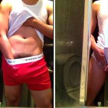 Daniel Wetlook: YagoGet Wet and Cum in the Bathroom